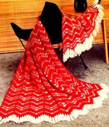 Vintage Crochet Pattern PDF, Crochet Afghan Blanket Pattern, vintage PDF Instant Digital Download, striped Blanket