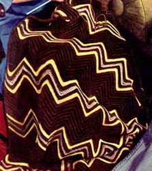 Vintage Crochet Pattern PDF, Rustic Chevron Crochet Blanket Pattern Ripple Afghan Retro Warm Throw PDF