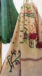 Vintage Crochet Pattern PDF, Chinese Screen Afghan Pattern Crochet Blanket Pattern Ripple Afghan Retro Warm Throw PDF