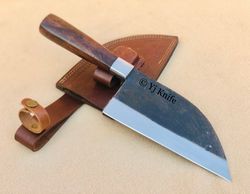 Custom Hand Forged, High Carbon Steel 13 Inches Cleaver Knife, Chef Chopper, Edc Knife, Kitchen Knife With sheath