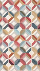 Geometric Fabric, Upholstery Fabric, Woven Jacquard Fabric