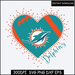 Dolphins Svg, American Football Svg, Football Team Svg, Football Cut File, Dolphin Clipart, Digital Download