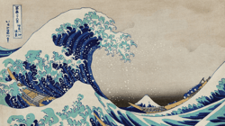 The Great Wave off Kanagawa Katsushika Hokusai Samsung Frame TV