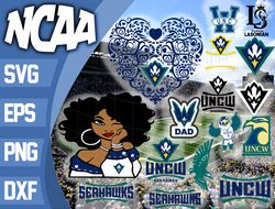 UNC Wilmington Seahawks SVG bundle , NCAA svg, NCAA bundle svg eps dxf png,digital Download ,Instant Download