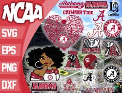 Alabama Crimson Tide SVG bundle , NCAA svg, NCAA bundle svg eps dxf png,digital Download ,Instant Download