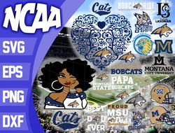 Montana State Bobcats SVG bundle , NCAA svg, NCAA bundle svg eps dxf png,digital Download ,Instant Download