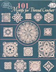 PDF Copy Vintage Book 101 Motifs for Thread Crochet