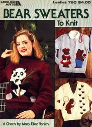 Digital Vinage Book Bear sweaters to Knit
