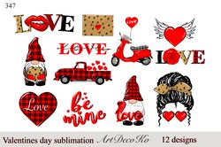 Valentine Sublimation Bundle, Valentine PNG
