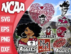 New Mexico State Aggies SVG bundle , NCAA svg, NCAA bundle svg eps dxf png,digital Download ,Instant Download