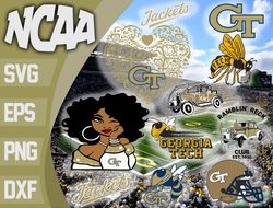 Georgia Tech Yellow Jackets  SVG bundle , NCAA svg, NCAA bundle svg eps dxf png,digital Download ,Instant Download