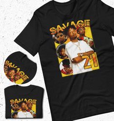 21 Savage Bootleg T-Shirt | 90s retro rap tee | Back t-shirt | Hip Hop | Bootleg rap tee | Vintage 90s rap tee