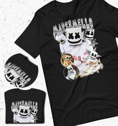 Marshmello Bootleg T-Shirt | 90s retro rap tee | Back t-shirt | Hip Hop | Bootleg rap tee | Vintage 90s rap tee