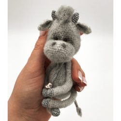 Crochet pattern Venya the Goby. Digital download - PDF. DIY amigurumi toy tutorial. Bull pattern in English