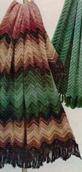 vintage crochet pattern pdf, crocheted afghan vintage pattern, zig zag afghan, ripple afghan pdf, crochet blanket pdf