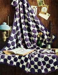 Vintage Crochet Pattern PDF, Crochet Daisy Afghan Vintage Pattern Design PDF Instant Download DIY Pattern Design