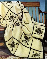 Vintage Crochet Pattern PDF, Vintage Crochet Afghan Blanket Pattern, Afghan Blanket, Throw Crochet Pattern