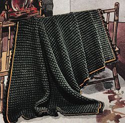 Vintage Crochet Pattern PDF, Green Pastures Afghan Pattern, Easy Beginner Pattern, Beautiful Crochet Blanket