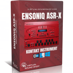 Ensoniq ASR-X Kontakt Library - Virtual Instrument NKI Software