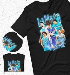 Lamelo Ball Bootleg T-Shirt | 90s retro rap tee | Back t-shirt | Hip Hop | Bootleg rap tee | Vintage 90s rap tee