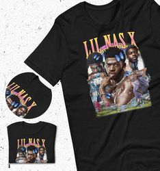 Lil NAS X Bootleg T-Shirt | 90s retro rap tee | Back t-shirt | Hip Hop | Bootleg rap tee | Vintage 90s rap tee