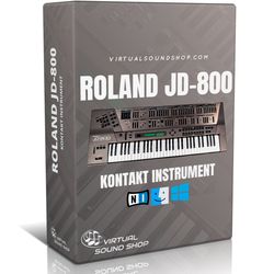 Roland JD-800 Kontakt Library Virtual Instrument NKI Software