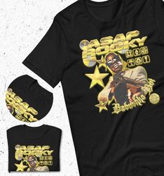 Asap Rocky Bootleg T-Shirt | 90s retro rap tee | Back t-shirt | Hip Hop | Bootleg rap tee | Vintage 90s rap tee