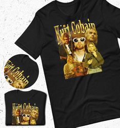Kurt Cobain Bootleg T-Shirt | 90s retro rap tee | Back t-shirt | Hip Hop | Bootleg rap tee | Vintage 90s rap tee
