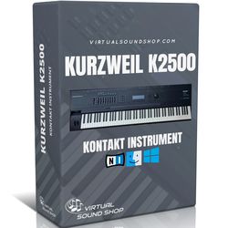 Kurzweil K2500 Kontakt Library - Virtual Instrument NKI Software