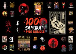 Samurai Bundle PNG , Japan , Samurai mask, Samurai Retro ,Warrior png