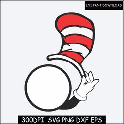 Dr. Seuss Svg, Kids Dr. Suess Svg, Dr. Suess Hat, Dr. Seuss Shirt Svg, Dr. Seuss Week Svg, Instant Download
