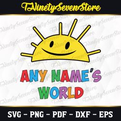 Personalized name with Ryan's world svg, Ryan's world cartoon svg,Cricut, svg files, File For Cricut, For Silhouette