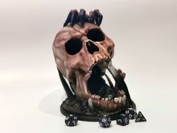 DICE TOWER "THE SKULL WITH THE RED SPIDER"
