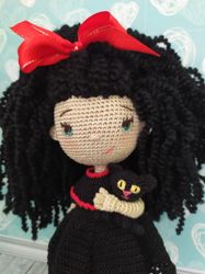 PATTERN crochet wireframe doll pdf in English, Amigurumi doll toy tutorial.
