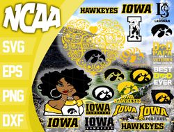 Iowa Hawkeyes SVG bundle , NCAA svg, NCAA bundle svg eps dxf png,digital Download ,Instant Download
