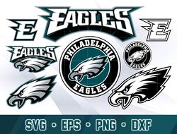 Philadelphia Eagles SVG bundle , Philadelphia Eagles svg dxf eps png , N F L Teams svg , digital download