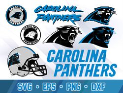 Carolina Panthers SVG bundle , Carolina Panthers svg dxf eps png , N F L Teams svg , digital download