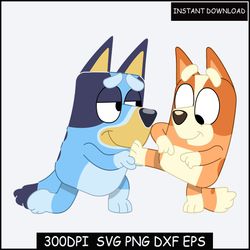 Bluey SVG Bundle - Bluey Cut Files for Cricut - Bluey the Dog Clipart - Bluey PNG