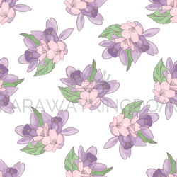 flower backdrop floral textile print vector illustration