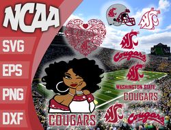 Washington State Cougars SVG bundle , NCAA svg, NCAA bundle svg eps dxf png,digital Download ,Instant Download