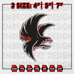 NFL Atlanta Falcons Embroidery file, NFL teams Embroidery Designs, NFL Logo, Machine Embroidery
