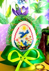 BIRD FAMILY EASTER EGG Ornament cross stitch pattern PDF by CrossStitchingForFun Instant Download, EASTER EGG COLLECTION