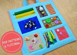 Sensory Fidget Blanket Mat - Ideal for Dementia Activation & PDF Therapy