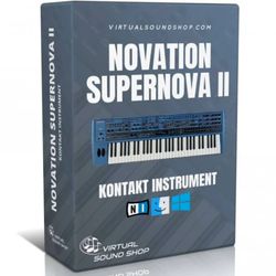 Novation Supernova II Kontakt Library Virtual Instrument NKI Software