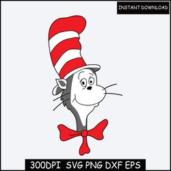 Dr Seuss Svg Bundle, Cat In The Hat SVG, Dr Seuss Hat SVG, thing 1 thing 2 svg