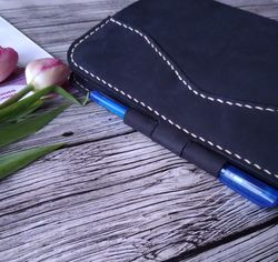 refillable leather notebook a5