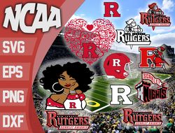 Rutgers Scarlet Knights SVG bundle , NCAA svg, NCAA bundle svg eps dxf png,digital Download ,Instant Download