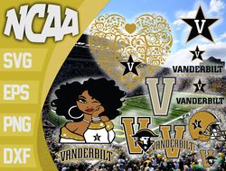 Vanderbilt Commodores SVG bundle , NCAA svg, NCAA bundle svg eps dxf png,digital Download ,Instant Download