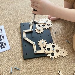 Wooden Building Blocks For Kids Montessori toys