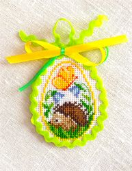 HEDGEHOG EASTER EGG Ornament cross stitch pattern PDF by CrossStitchingForFun Instant Download, EASTER EGG COLLECTION